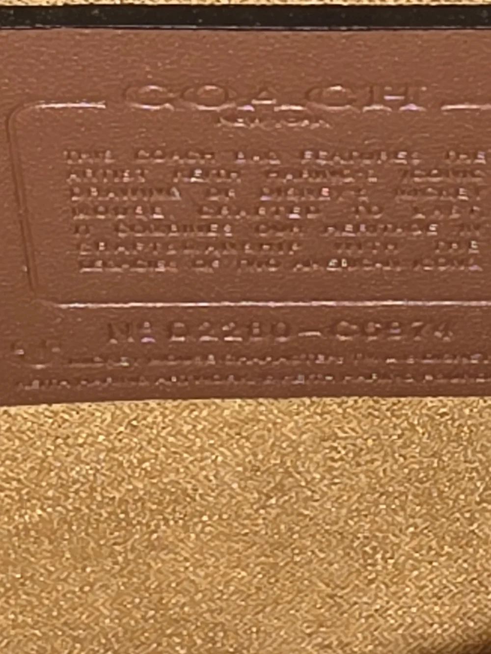 Coach disney leather